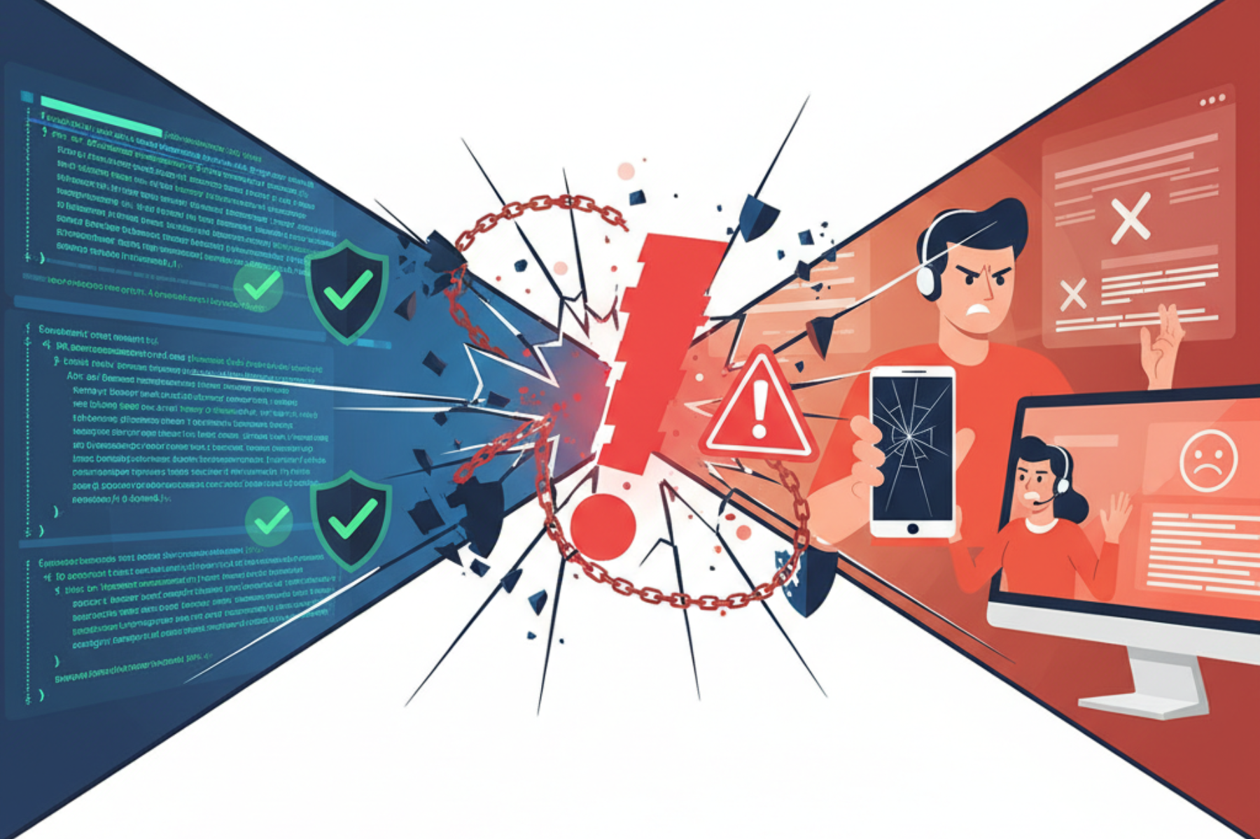 Defects leaking in production.