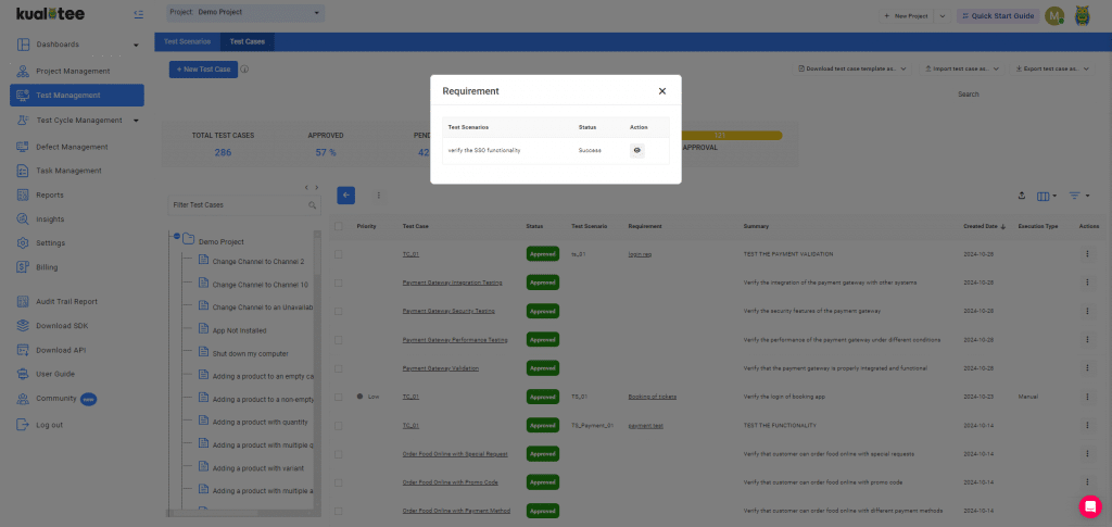 Requirement - AI Test Case Generation
